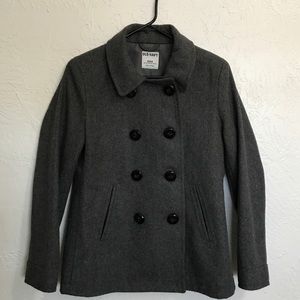 Old Navy Gray Peacoat